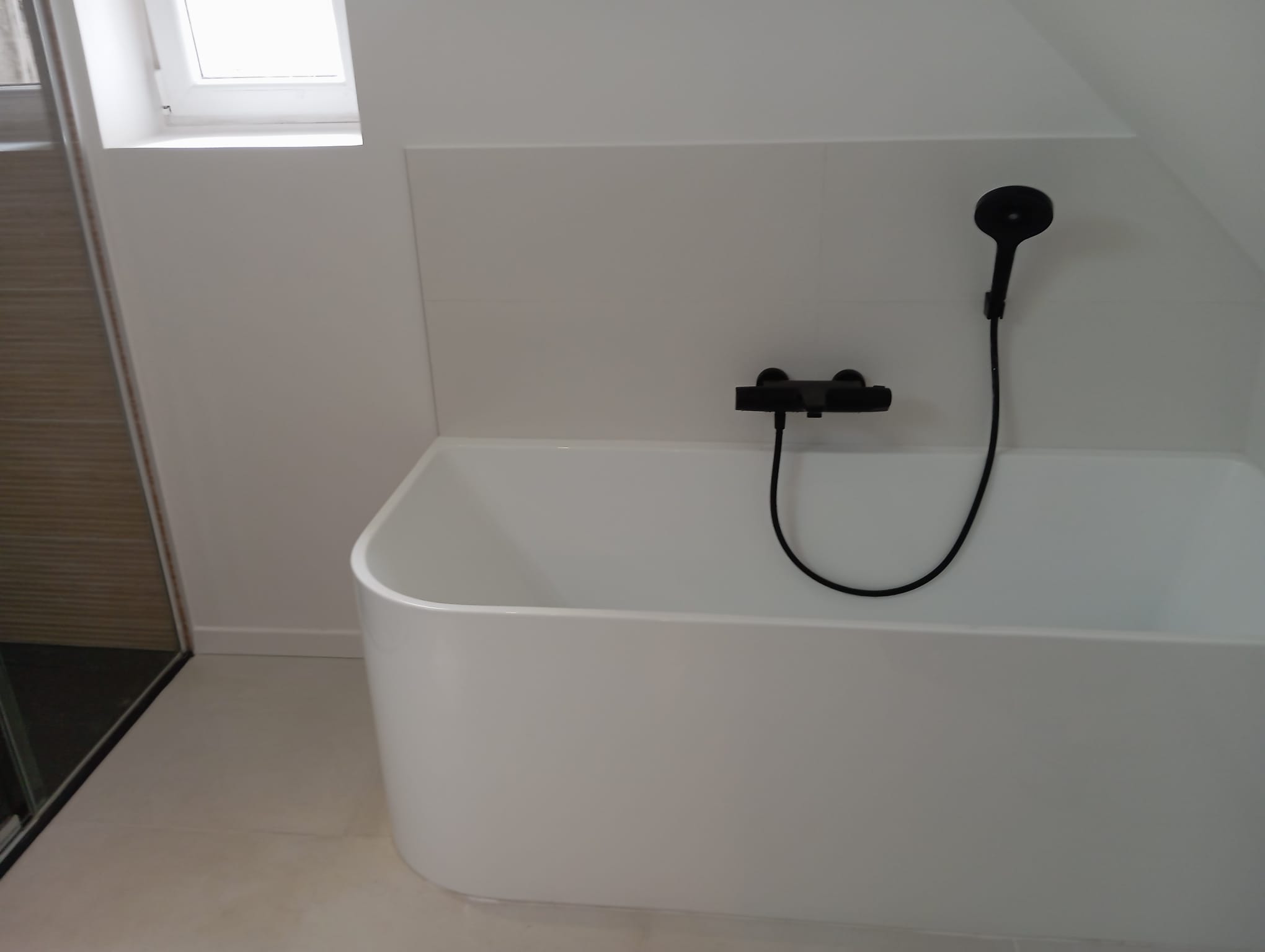 installation d'une baignoire